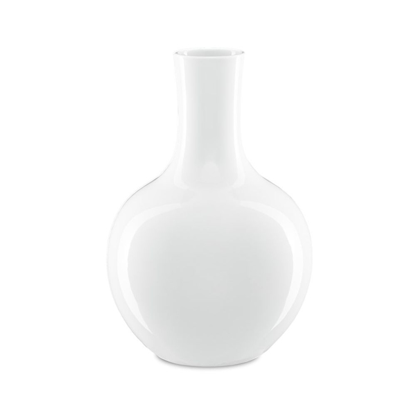 Picture of IMPERIAL WHITE GOURD VASE, LG