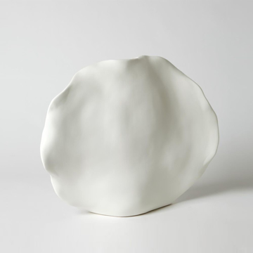 Picture of KELP VASE LOW, MATTE WHITE