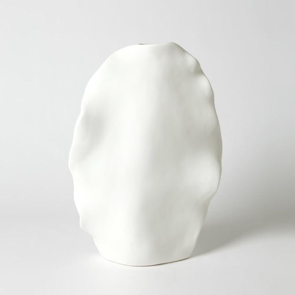 Picture of KELP VASE TALL, MATTE WHITE