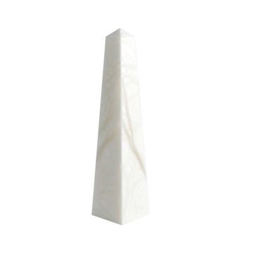 Picture of ALABASTER OBELISK LG, WHITE