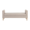 Picture of YOSI BENCH, NATURAL/EFFIE FLAX