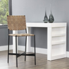 Picture of OMARI COUNTER STOOL, BLK/L TAN