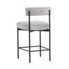 Picture of SENECA COUNTER STOOL, BK/STONE