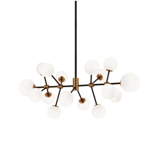 Picture of NOVU 16 OPAL GL CHANDELIER, AG