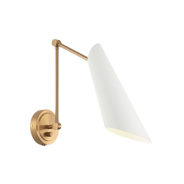 Picture of BUTERA EXT WALL SCONCE, AG/WHT