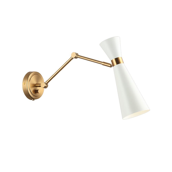 Picture of BLAZE EXT WALL SCONCE, AG/WHT