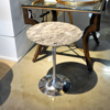 Picture of FLUTED SIDE TABLE-ALUM/URCHIN