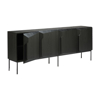 Picture of STAIRS SIDEBOARD 4D, BLACK OAK