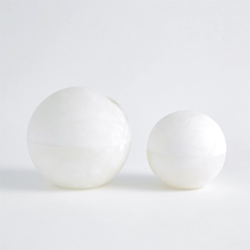 Picture of ALABASTER SPHERE BOX WH, SM