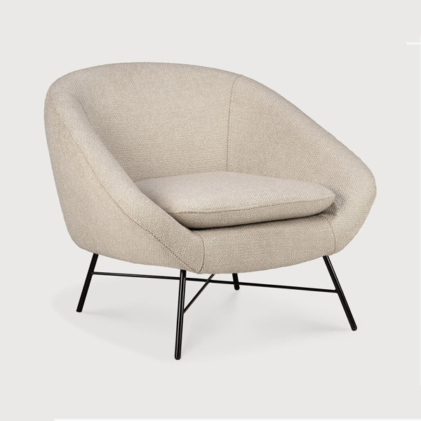 Picture of BARROW LOUNGE CHAIR, OFF-WHITE