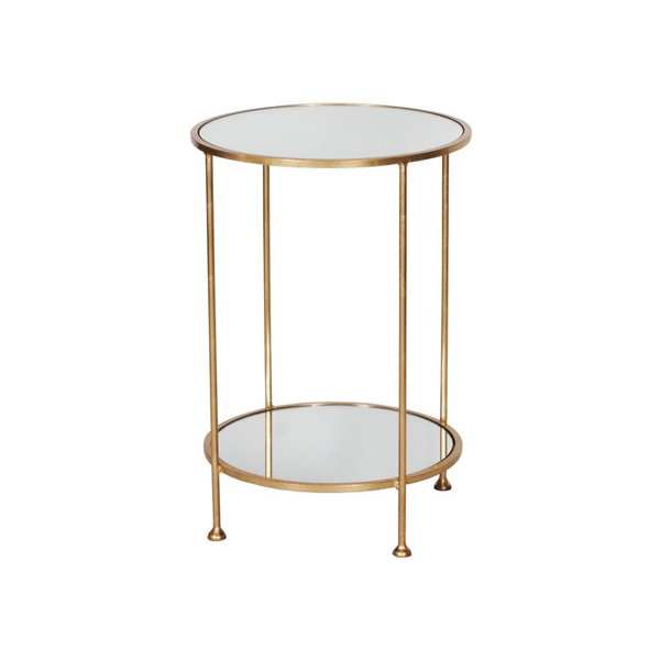 Picture of CHICO 2-TIER GOLD SIDE TABLE