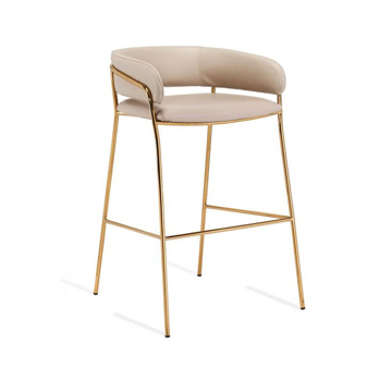 Picture of MADSEN BAR STOOL, CREAM LATTE