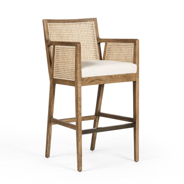 Picture of ANTONIA CANE BAR STOOL, TOASTD