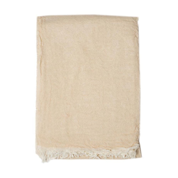 Picture of BERGAMO BEIGE & WHITE THROW