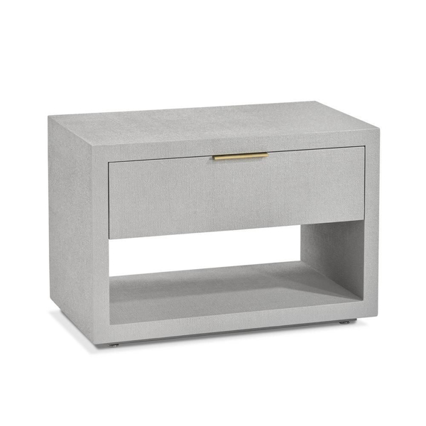 Picture of MONTAIGNE BEDSIDE CHEST, LTGY