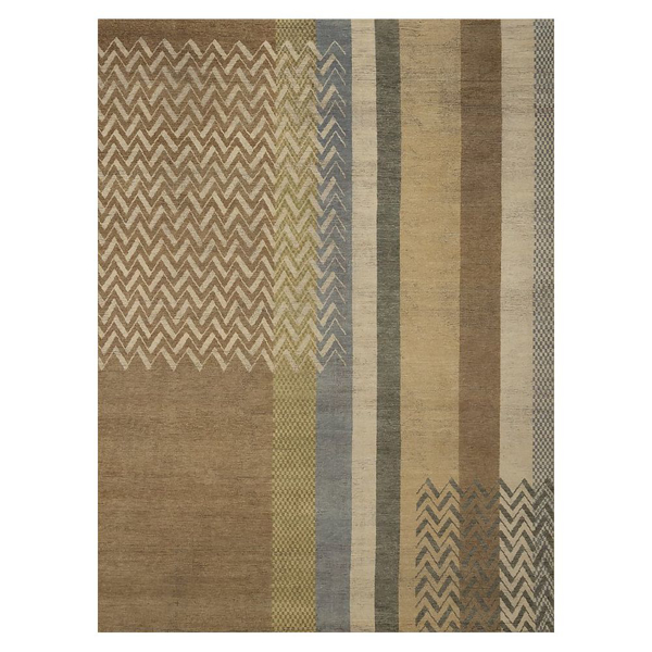 Picture of PLAID RUG, BR/YE/BL