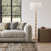 Picture of MANOR FLOOR LAMP, NATURAL