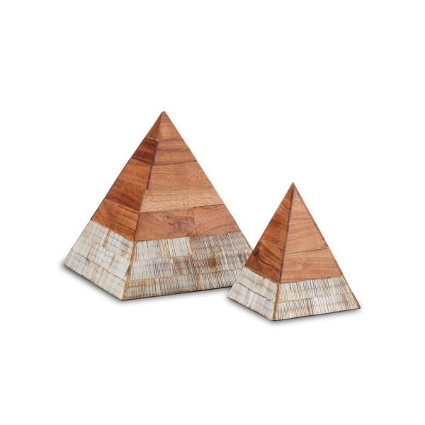Picture of HYSON PYRAMIDS, SET OF 2