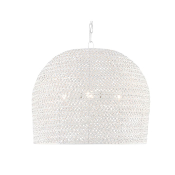 Picture of PIERO MEDIUM WHITE CHANDELIER