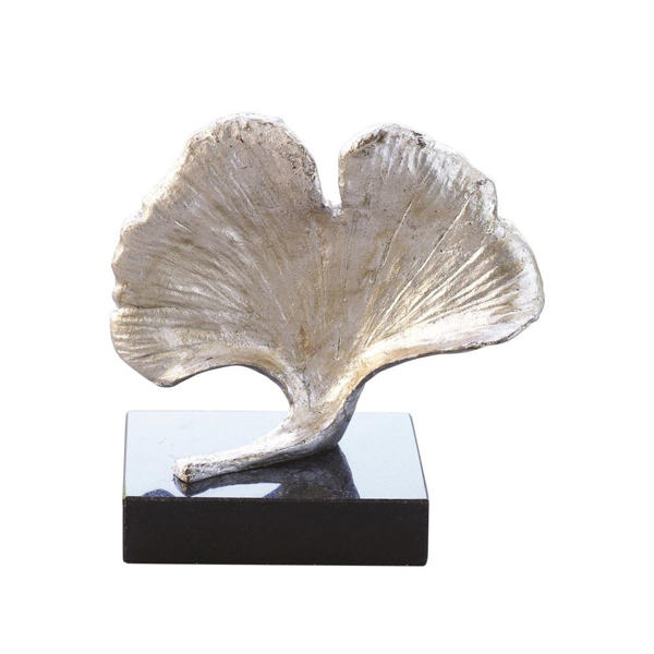 Picture of GINKGO LEAF OBJECT, SILVER