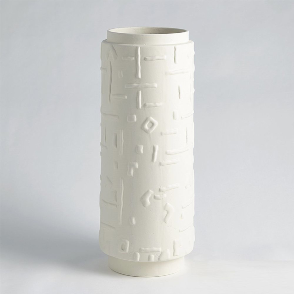 Picture of SANKURU VASE RUSTIC WHITE, LG