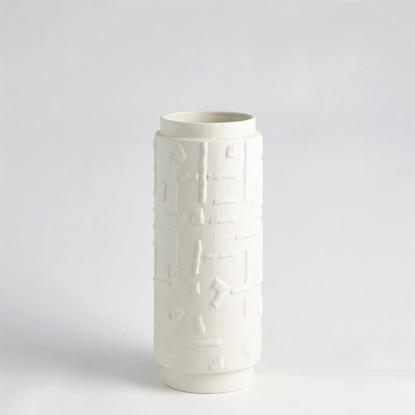 Picture of SANKURU VASE RUSTIC WHITE, SM