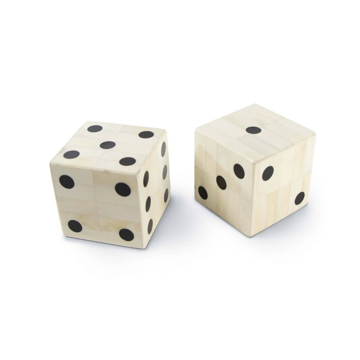 Picture of OVERSIZED BONE GAMING DICE, PR