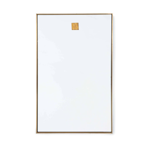 Picture of HANGING RECTANGLE MIRROR,BRASS