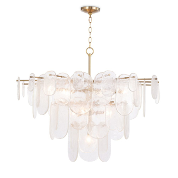 Picture of ECHO CHANDELIER, NAT BRASS