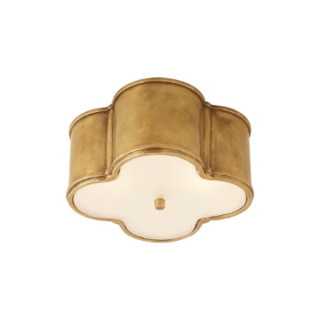 Picture of BASIL SMALL FLUSH MOUNT, NB-FG