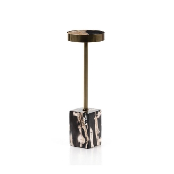Picture of BEVIN END TABLE, DK PET. WOOD