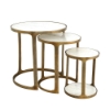 Picture of S/3 MARBLE TOP NESTING TABLES