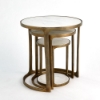 Picture of S/3 MARBLE TOP NESTING TABLES