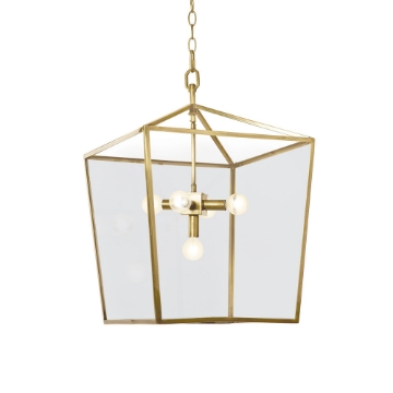 Picture of CAMDEN LANTERN - BRASS