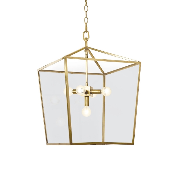 Picture of CAMDEN LANTERN - BRASS