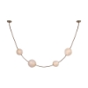 Picture of DUNE BELTED LIGHT, BONE/BRASS