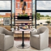 Picture of SIMONE BISTRO TABLE, ANT RUST