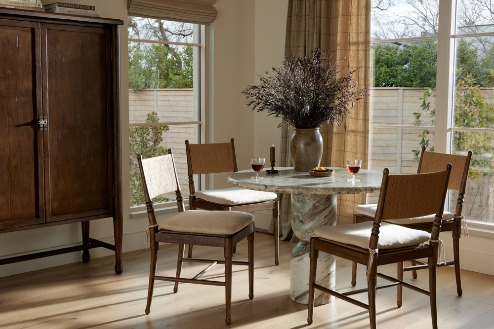 Dining table with chairs